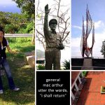 Our guide and some of the places visited at Corregidor Island during the day tour