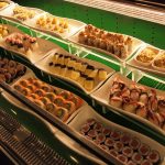 Sambo Kojin's wide array of sushi and sashimi