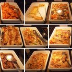 An assortment of Sambo Kojin's cooked food