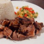 Grilled pork belly at Gota Village Caramoan