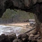 Cave at beachfront at Gota Village Caramoan