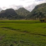Panoramic view on the way to Gota Village Caramoan