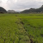 Panoramic view on the way to Gota Village Caramoan