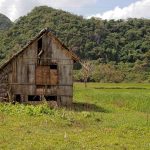 Panoramic view on the way to Gota Village Caramoan
