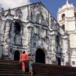 Daraga Church's white-washed facade