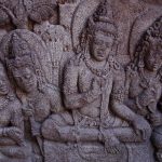 Bas Relief and other ornamentation at Prambanan temples in Indonesia