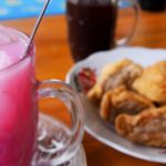 Cendol at one of the food stalls at Prambanan Temple Indonesia