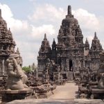 Candi Sewu at the Prambanan temple complex in Indonesia