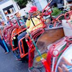 Becak at Malioboro Street, Yogyakarta, Indonesia