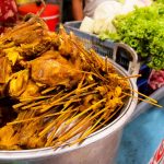 At one of the Lesahan along Malioboro Street, Yogyakarta, Indonesia