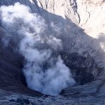 Mt. Bromo's crater in Indonesia