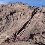 Stairs to Mt. Bromo's crater in Indonesia