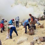 Miners of Kawah Ijen in Indonesia