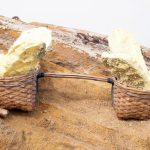 Sulfur Collection at Kawah Ijen in Indonesia