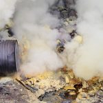 Sulfur Collection at Kawah Ijen in Indonesia