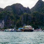 View from El Nido Beach, Palawan