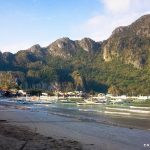View from El Nido Beach, Palawan