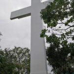 Giant cross at the end of the stations of the cross trail. You may climb to the top for a fee.