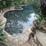 One of the many pools inside Enchanted Cave Resort Bolinao