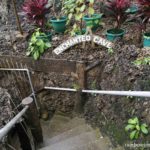 Steep steps leading to the cave pool of Enchanted Cave Resort Bolinao