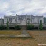 A dilapidated building also sits atop Cape Bolinao