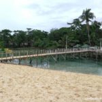 Bridge to one of the many resorts at Patar White Sand Beach