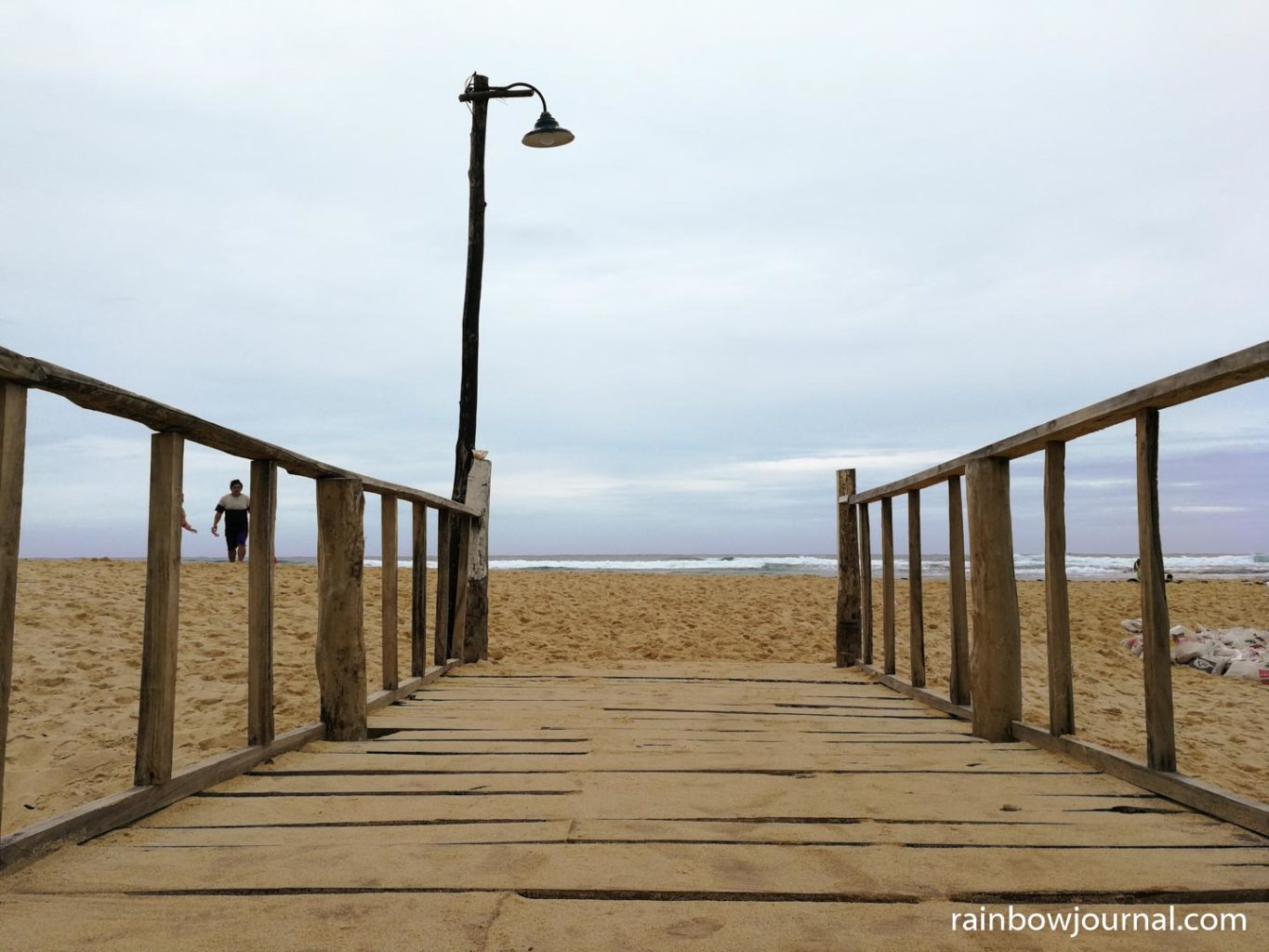 Bridge to one of the many resorts at Patar White Sand Beach