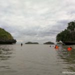 Water at Children's Island is surprisingly warm