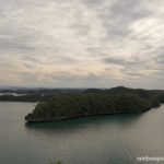 The steps leading to Christ statue winds around the island offering beautiful views of the Hundred Islands National Park