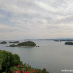 The steps leading to Christ statue winds around the island offering beautiful views of the Hundred Islands National Park