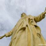 The 56-foot Christ statue on Pilgrimage Island