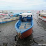 Colorful boats docked at Lucap Wharf