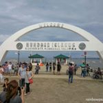 Hundred Island welcome arch at Lucap Park