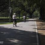 People riding a bike