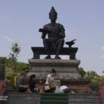 Statue of a sitting king