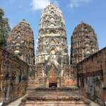 Wat Si Sawai is separated from the rest of the temples within Sukhothai Historical Park’s Central Zone