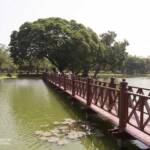 Bridge leading to small island