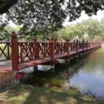 Bridge leading to small island