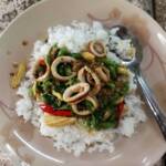 Stir-fry squid