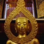 One of many Buddha statues in the temple