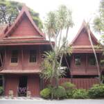 Traditional Thai house made of wood