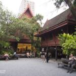 Courtyard with house on the background