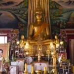 Golden Buddha in seated position